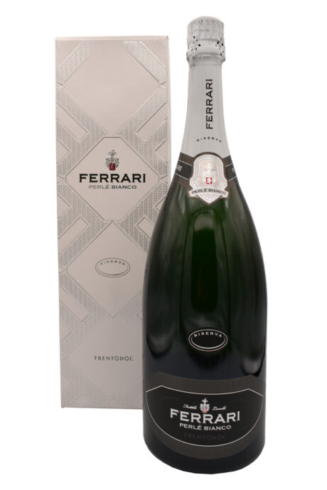 Trento Doc Riserva Perlé Bianco Brut Magnum Astucciato - Ferrari
