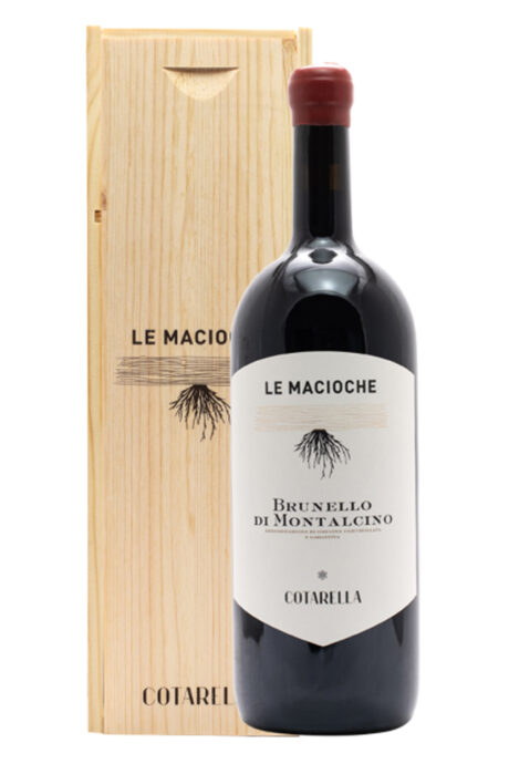 Brunello di Montalcino Magnum Cofanetto Legno - 'Le Macioche' Famiglia Cotarella