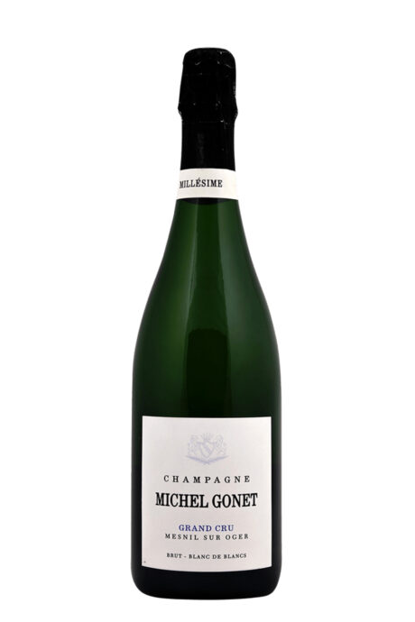 Champagne Blanc de Blancs Grand Cru Zero Dosage Le Mesnil sur Oger Millesimé - Michel Gonet