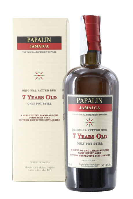 Rum Jamaica 7 Years Old Edition Red 2021 Overproof Astucciato - Papalin