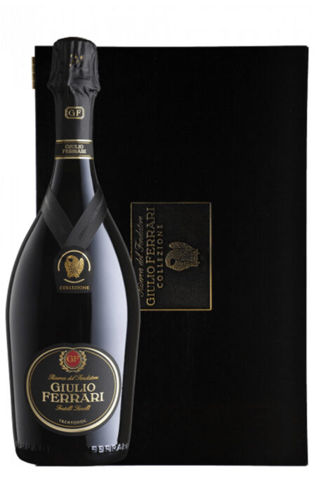 Trento Doc Giulio Ferrari Collezione Riserva del Fondatore Brut Millesimato Cofanetto Legno - Ferrari