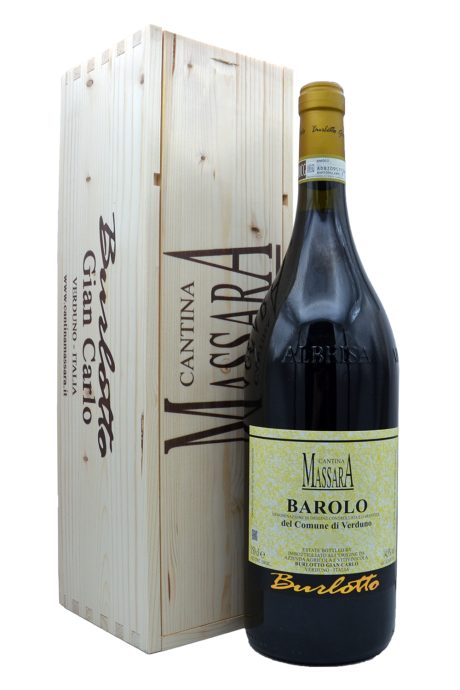 Barolo del Comune di Verduno Burlotto Massara Magnum Cofanetto Legno (Astucciato) - Cascina Massara