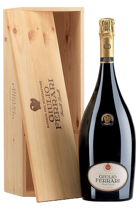 Trento Doc Giulio Ferrari Riserva del Fondatore Extra-Brut Millesimato Magnum Cofanetto Legno (Astucciato) - Ferrari