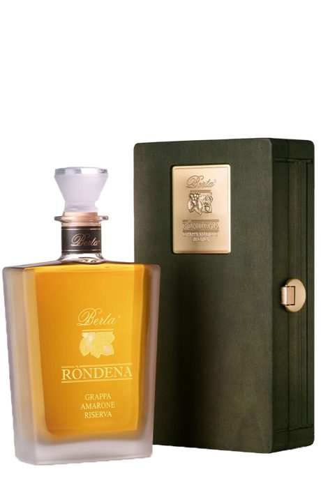 Grappa Amarone Riserva Ròndena V Edizione Cofanetto Legno (Astucciato) - Distilleria Berta 70cl
