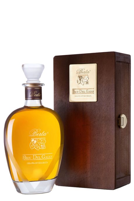 Grappa Bric del Gaian Cofanetto Legno (Astucciato) - Distilleria Berta 70cl