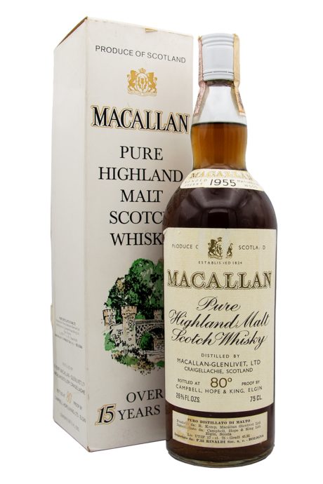 Whisky Scotch Pure Highland Single Malt 80° Proof Astucciato - Macallan